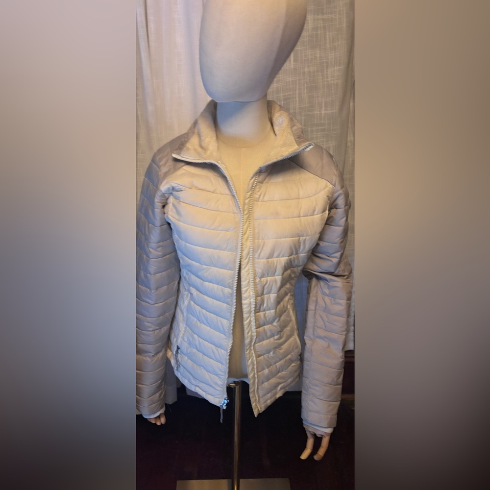 Columbia Omni-Heat Lightweight Puffer Jacket XS Ivory 🤍 - Picture 4 of 5